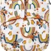 BonBini´s Luiers - Wasbare Luier Rainbows 3-15 Kg - Luierbroekje - Dubbele Antilek Preventie - Zwemluier Drukknoopjes En Verstelbaar Maat S, M, L Maat 1 T/m 5 -Peuterpaleis Winkel 1004x1200