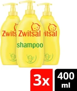 Zwitsal Baby Shampoo - 3 X 400 Ml - Voordeelverpakking