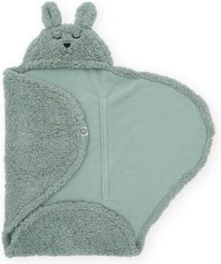 Jollein Wikkeldeken Bunny 100x105cm - Pale Pink -Peuterpaleis Winkel 1009x1200 11