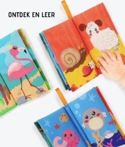 Tumama® Knisperboekje Baby Eerste Jaar “Dieren Vleugels“ Voelboekje - Sinterklaas Kerst Cadeau - Educatief Voel Knisper Boek Speelgoed -Peuterpaleis Winkel 1017x1200 3