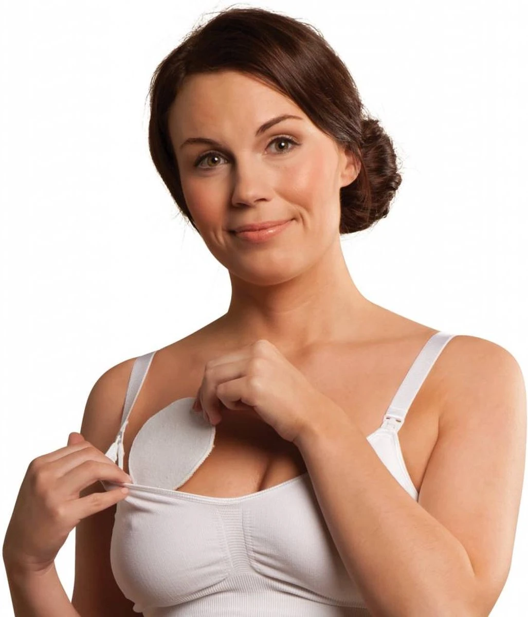 Carriwell Carriwel Zoogcompressen - Biokatoen - Wasbaar – Wit – 6 Stuks Met Wasnet 9 Carriwell Carriwel Zoogcompressen - Biokatoen - Wasbaar – Wit – 6 Stuks Met Wasnet - Afbeelding 7