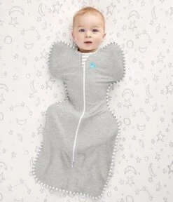 Love To Dream™ Babyslaapzak Swaddle Up™ - Inbakeren - Baby 0-3 Maanden - 3.5-6 Kg - All Season - Grijs -Peuterpaleis Winkel 1028x1200 3
