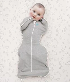 Love To Dream™ Babyslaapzak Swaddle Up™ - Inbakeren - Baby 0-3 Maanden - 3.5-6 Kg - All Season - Grijs -Peuterpaleis Winkel 1028x1200 4