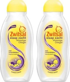Zwitsal Slaap Zacht Massage Olie Gel Lavendel - 2 X 200 Ml - Baby