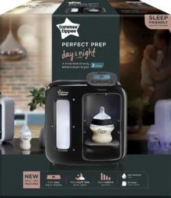 Tommee Tippee Perfect Prep Day & Night - Automtische Flessenbereider - Digitaal Display - Instelbaar Volume - Zwarta -Peuterpaleis Winkel 1037x1200 2