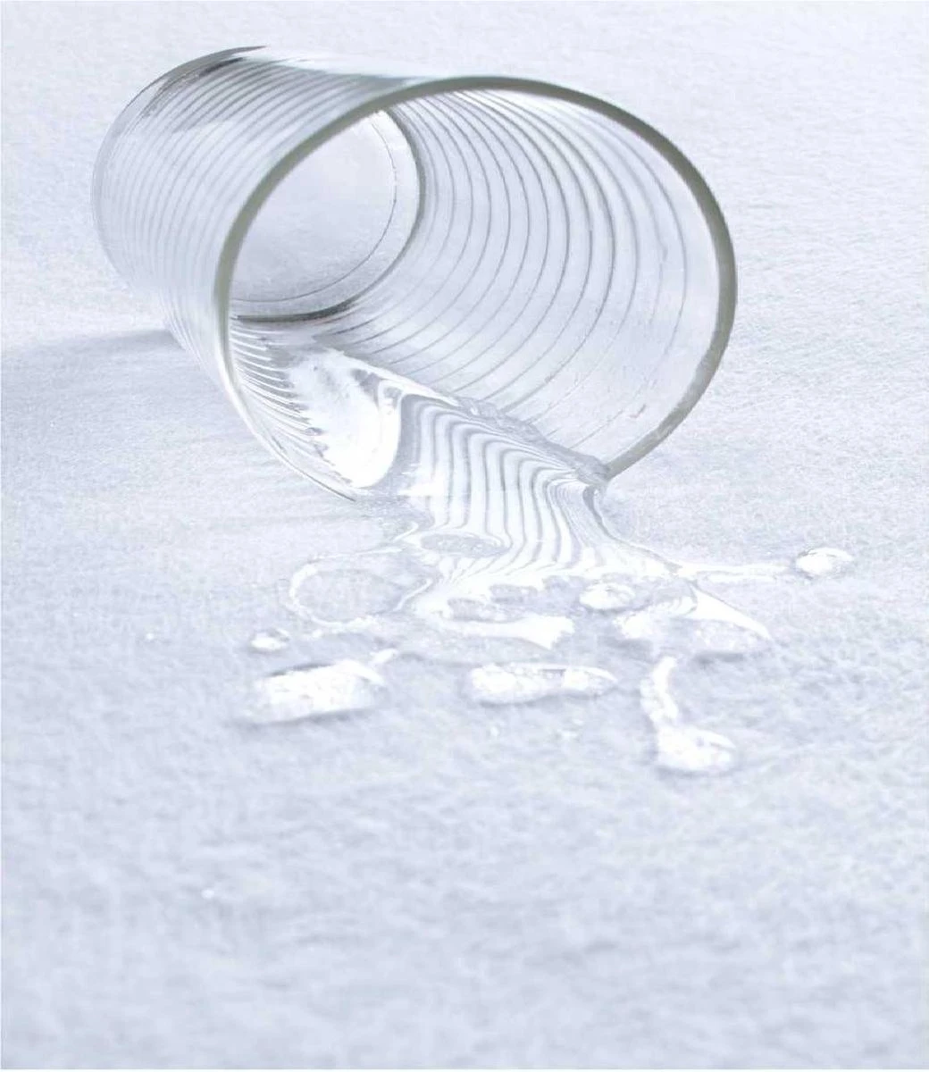 Waterdichte -Hoeslaken-matrasbeschermer Voor Baby Ledikant - Wit - 60x120 Cm 5 Waterdichte -Hoeslaken-matrasbeschermer Voor Baby Ledikant - Wit - 60x120 Cm - Afbeelding 3