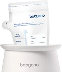Babyono - Moedermelk Bewaarzakjes - Moedermelkbewaarzakjes - Gemakkelijke Etiketteren - 180 Ml - 30 Stuks - 1084 -Peuterpaleis Winkel 1041x1200 4