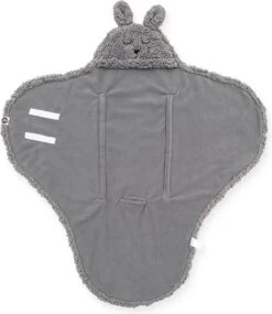 Jollein Wikkeldeken Bunny 100x105cm - Storm Grey