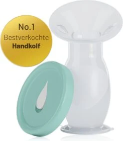 Siliconen Borstkolf Handmatig Met Lekvrije Dop - Handkolf - Breast Pump - Borstpomp Kolf - 100 Ml