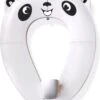 Merkloos Panda Toiletbril - Opvouwbaar In Opberg Tasje - Voor Kinderen - WC Bril Verkleinen - Zindelijkheidstraining - Wit -Peuterpaleis Winkel 1053x1200