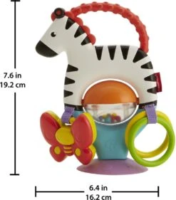 Fisher Price - Activity Zebra - Rammelaar - Speeltje En Bijtring - Grijpspeelgoed -Peuterpaleis Winkel 1055x1200