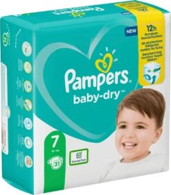 Pampers® Pampers Baby-Dry Maat 7 (15kg+) - 31 Luiers -Peuterpaleis Winkel 1056x1200 1
