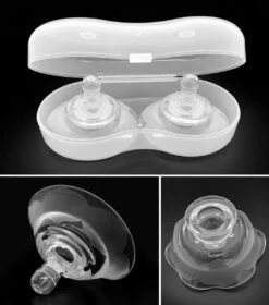 Pure Moms Tepelhoedjes Beschermen Je Tepels En Helpen Het Aanleggen Vergemakkelijken Als Dit Niet Goed Lukt Of Pijnlijk Is - 2 Cm Speen - 2 Stuks - 0-12 Maanden, 1-2 Jaar - BPA Vrij - Beschermend Bakje -Peuterpaleis Winkel 1058x1200 3