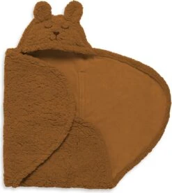 Jollein Wikkeldeken Bunny 100x105cm - Caramel -Peuterpaleis Winkel 1065x1200 9