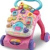 VTech 2 In 1 Baby Walker - Educatief Babyspeelgoed - Roze - 9 Tot 36 Maanden 1 VTech 2 In 1 Baby Walker - Educatief Babyspeelgoed - Roze - 9 Tot 36 Maanden -Peuterpaleis Winkel 1071x1200