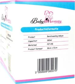 Moedermelk Bewaarzakjes - 60 Stuks - 180 Ml - BPA Vrij - Steriel - Borstvoeding Zakjes Met Schenktuit - Invriezen - Babyvoeding - Melk - Afsluitbaar -Peuterpaleis Winkel 1075x1200 8