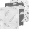Meyco Hydrofiele Washandjes 3-pack - Feathers-Clouds-Dots - Grijs/Wit -Peuterpaleis Winkel 1080x1200 3