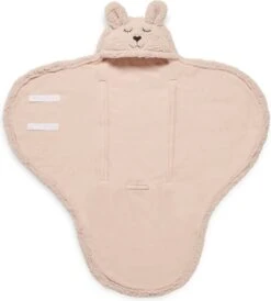 Jollein Wikkeldeken Bunny 100x105cm - Pale Pink -Peuterpaleis Winkel 1080x1200 9