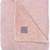 Jollein Baby Deken Wieg 75x100cm River Knit - Pale Pink/Coral Fleece -Peuterpaleis Winkel 1087x1200 1