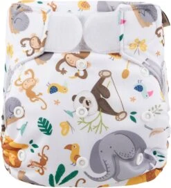 Zwemluier | Wild Animals | Klittenband | 0-3 Jaar