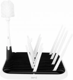 Nevi Afdruiprek Met Lekbak - Afdruipmat Voor 10 Flessen - Opvouwbaar Droogrek Babyfles - Inclusief Afwasborstel -Peuterpaleis Winkel 1097x1200 3