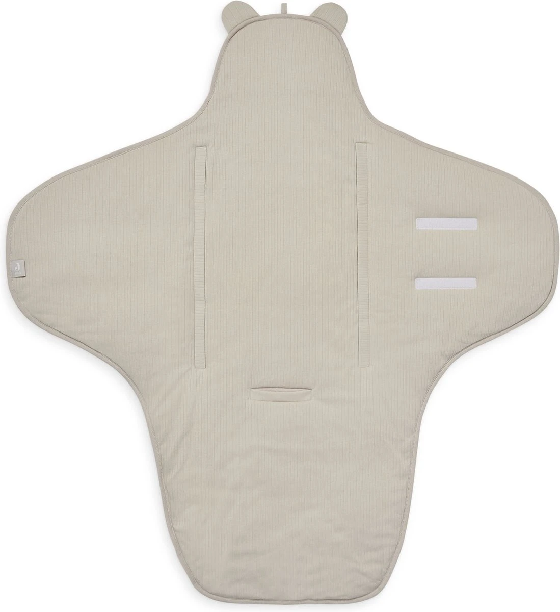 Jollein Wikkeldeken Basic Stripe - Nougat 7 Jollein Wikkeldeken Basic Stripe - Nougat - Afbeelding 5