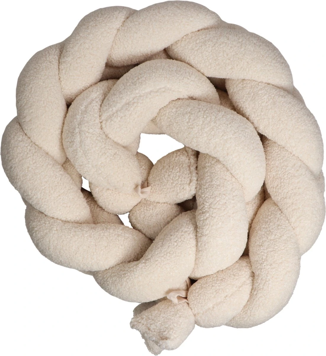 MamaLoes Teddy Boucle 210 Cm Braided Bedbumper ML020503 5 MamaLoes Teddy Boucle 210 Cm Braided Bedbumper ML020503 - Afbeelding 3