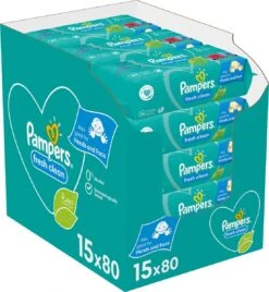 Pampers® Pampers Fresh Clean Billendoekjes - 1200 Doekjes