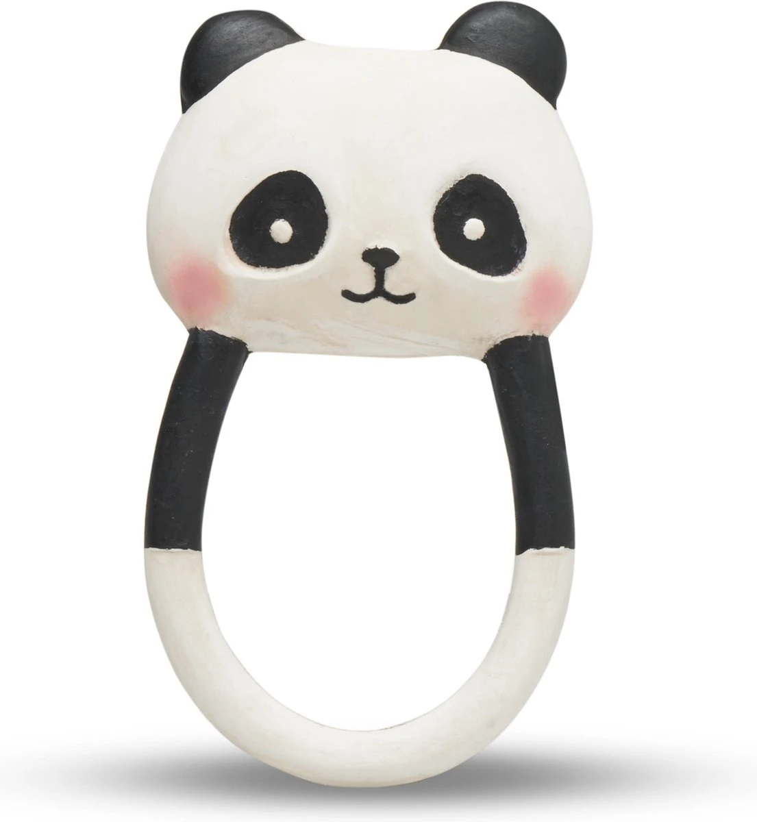 Lanco Rubberen Bijtring - Kori De Panda - Zwart - Wit 3 Lanco Rubberen Bijtring - Kori De Panda - Zwart - Wit