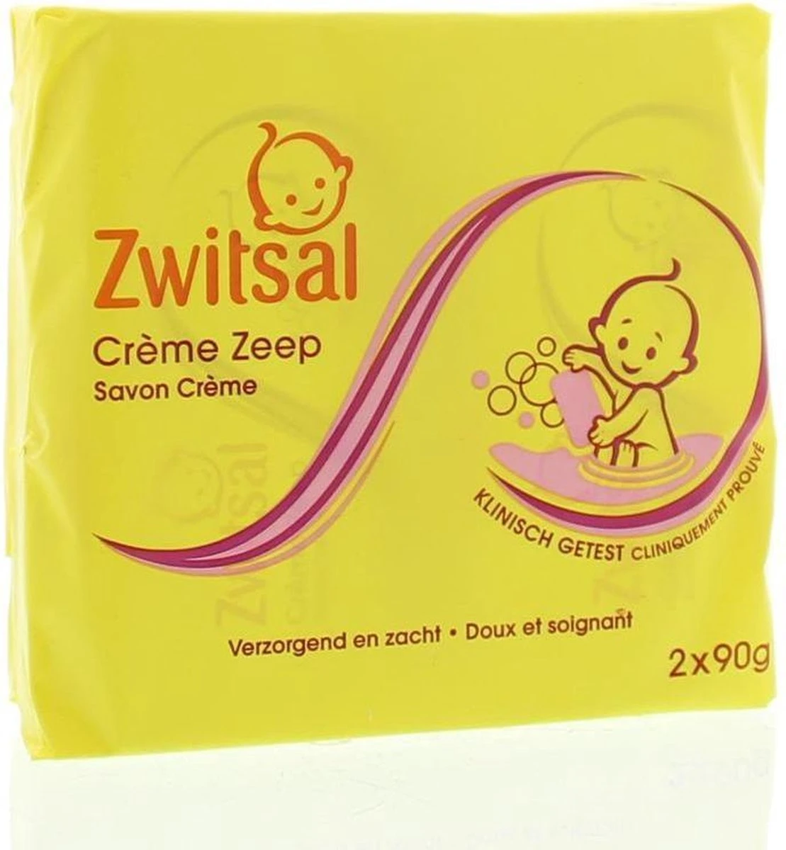 Zwitsal Crème Zeep - 2 X 90 G - Baby 11 Zwitsal Crème Zeep - 2 X 90 G - Baby - Afbeelding 9