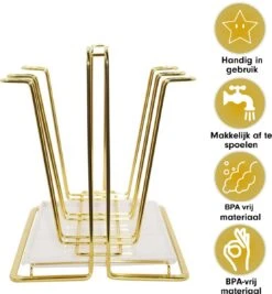 Flessenrek - Droogrek Babyfles - Flessen Rek Baby - Flessendroogrek Met Opvangbak - Afdruiprek - Afwasrek - Flessenrekje - Lekbak - Égouttoir - Goude Droogrek - Vetalo 17 Flessenrek - Droogrek Babyfles - Flessen Rek Baby - Flessendroogrek Met Opvangbak - Afdruiprek - Afwasrek - Flessenrekje - Lekbak - Égouttoir - Goude Droogrek - Vetalo -Peuterpaleis Winkel 1110x1200 3