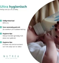 Nutrea – 300 Stuks – Moedermelk Bewaarzakjes Met Schenktuit – 200 Ml – Borstvoeding Bewaarzakje -Peuterpaleis Winkel 1116x1200 10