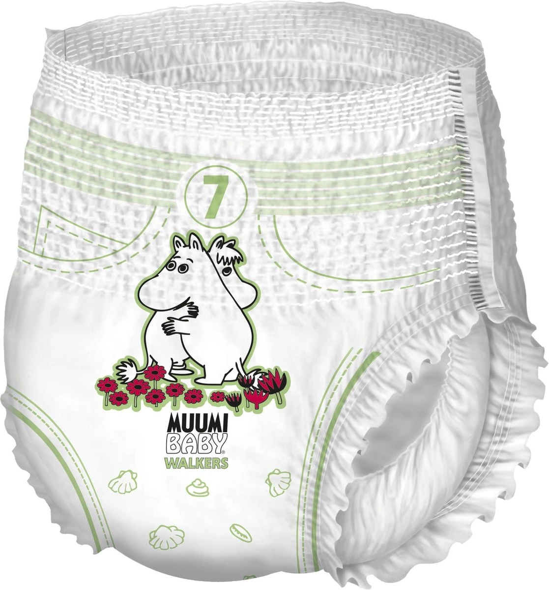 Eco Muumi Baby Luierbroekjes Maat 7 - 16-26 Kg - 102 Stuks - Ecologisch 4 Eco Muumi Baby Luierbroekjes Maat 7 - 16-26 Kg - 102 Stuks - Ecologisch - Afbeelding 2