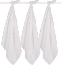 Jollein Hydrofiel Multidoek Basic 70x70cm - White - 3 Stuks 9 Jollein Hydrofiel Multidoek Basic 70x70cm - White - 3 Stuks -Peuterpaleis Winkel 1117x1200 2