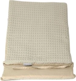 Bedomrander Moskou Beige Wafel Design - Bedbumper -Peuterpaleis Winkel 1129x1200 3