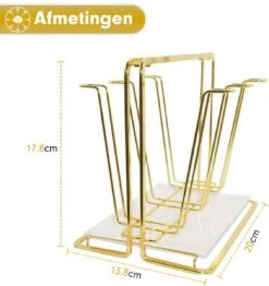 Flessenrek - Droogrek Babyfles - Flessen Rek Baby - Flessendroogrek Met Opvangbak - Afdruiprek - Afwasrek - Flessenrekje - Lekbak - Égouttoir - Goude Droogrek - Vetalo 18 Flessenrek - Droogrek Babyfles - Flessen Rek Baby - Flessendroogrek Met Opvangbak - Afdruiprek - Afwasrek - Flessenrekje - Lekbak - Égouttoir - Goude Droogrek - Vetalo -Peuterpaleis Winkel 1131x1200 5