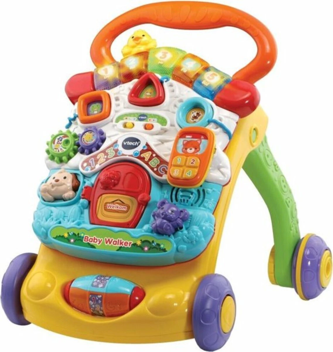 VTech 2 In 1 Baby Walker - Educatief Babyspeelgoed - Loopwagen Met Licht 3 VTech 2 In 1 Baby Walker - Educatief Babyspeelgoed - Loopwagen Met Licht