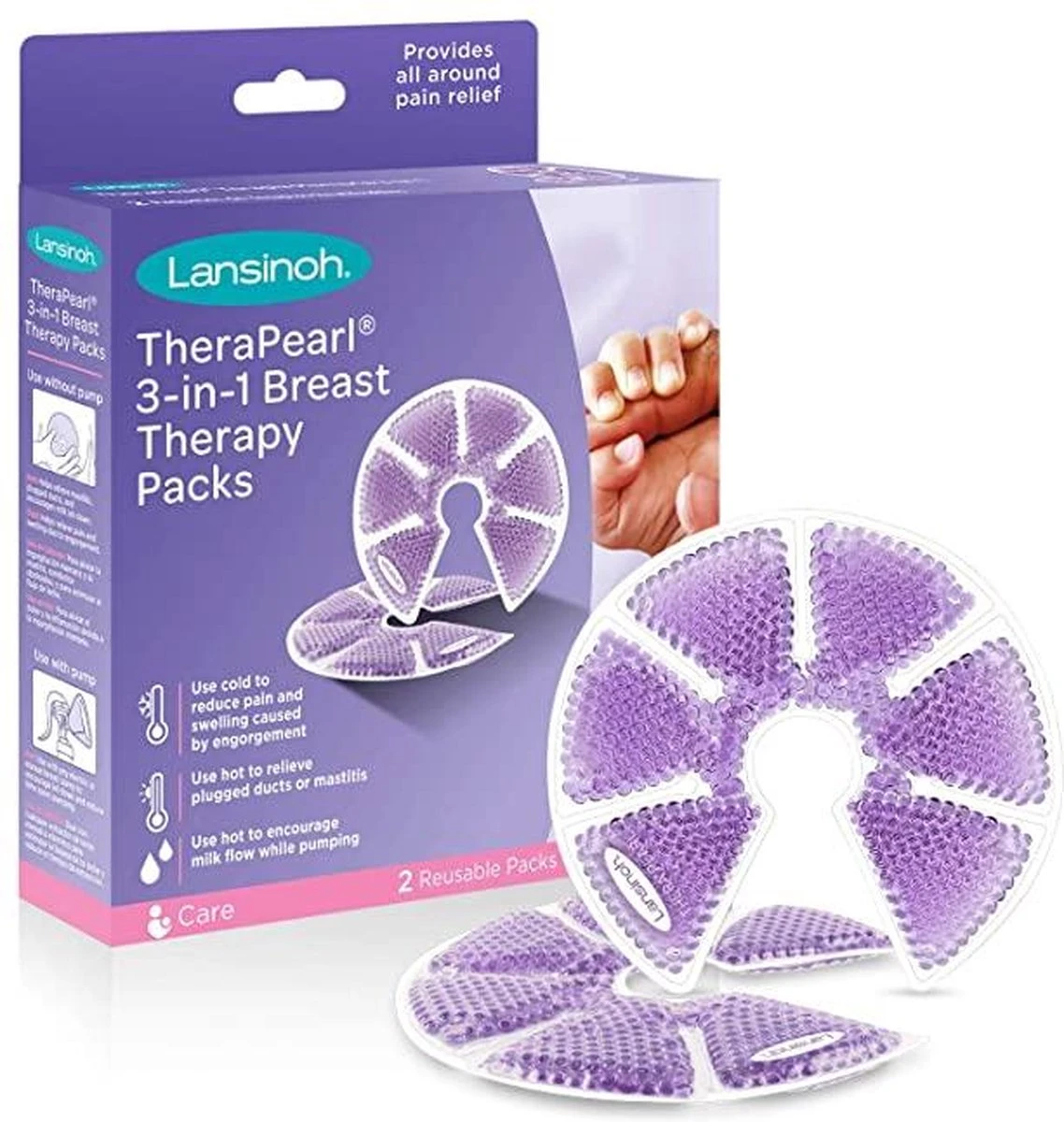 Lansinoh Thera Pearl Breast Therapy Pack 10500 5 Lansinoh Thera Pearl Breast Therapy Pack 10500 - Afbeelding 3