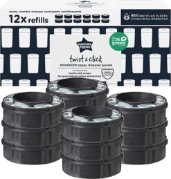 Tommee Tippee Twist & Click Milieuvriendelijke Luieremmer Navulling - Duurzaam Geproduceerde Greenfilm - 12 Stuks 15 Tommee Tippee Twist & Click Milieuvriendelijke Luieremmer Navulling - Duurzaam Geproduceerde Greenfilm - 12 Stuks -Peuterpaleis Winkel 1144x1200 1