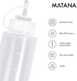 4 Stuks Knijpflessen Met Dop (500ml) - Sausdispenser Voor Ketchup, Sauzen, Olie, Dressings - Geen Lekkage, BPA-vrij -Peuterpaleis Winkel 1146x1200 3