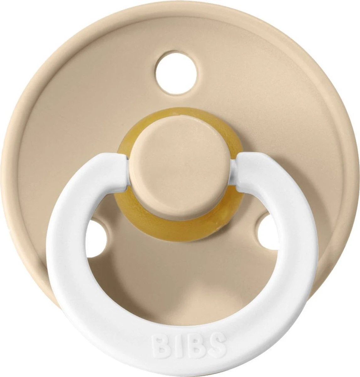 Bibs Fopspeen - Maat 1 0-6 Maanden - 1 Stuk - Glow In The Dark Vanilla 3 Bibs Fopspeen - Maat 1 0-6 Maanden - 1 Stuk - Glow In The Dark Vanilla