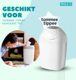 Zigla – 3x Luieremmer Navulling – Navulcassette - Geschikt Voor Tommee Tippee Sangenic Tec -Peuterpaleis Winkel 1152x1200 1