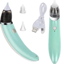 A&K Elektrische Oplaadbare Neuspeer Voor Baby En Kinderen - Inclusief Oplader, Handleiding En Batterijen - Hygiënische Neusreiniger - Baby Aspirator - Neuszuiger - Baby Neuspompje - Toetenveger - Snoetenpoetser - Mintgroen - Neusspoeler -Peuterpaleis Winkel 1152x1200 3
