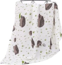 Set Van 2 | Hydrofiele Doeken XL - 120x120 Cm - Inbakerdoek - Egels - Swaddle Doek Groot - Hydrofiele Luier -Peuterpaleis Winkel 1152x1200 4