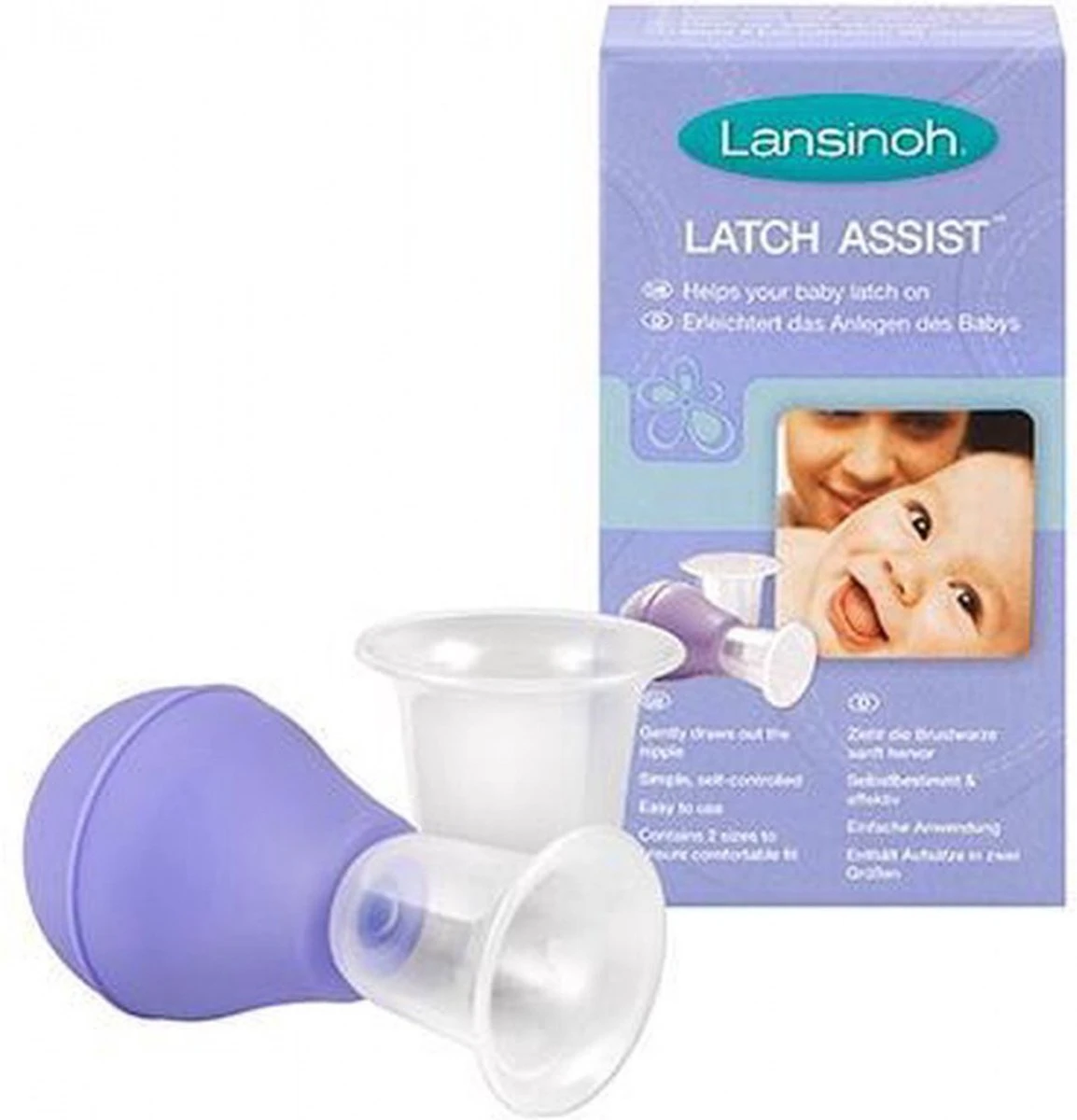 Lansinoh Latch Assist Voor Ingetrokken Tepels 70180 4 Lansinoh Latch Assist Voor Ingetrokken Tepels 70180 - Afbeelding 2