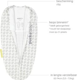 Puckababy Inbakerslaapzak Original Mini 3-6 Maanden - Sheep Clouds -Peuterpaleis Winkel 1155x1200 3