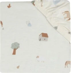 Jollein Baby Hoeslaken Jersey 60x120cm - Farm -Peuterpaleis Winkel 1159x1200 8
