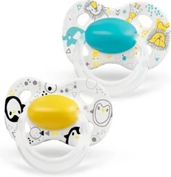 Medela Baby Fopspeen Original Hoge Acceptatie Orthdontisch Ergonomische Vorm - Sunshine Yellow - 18+ Maanden - 2 Stuks