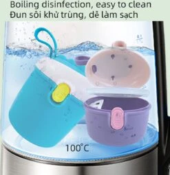 Babyvoeding Dispenser - Baby Melkpoeder Doseer Box - Reisbox - Opbergdoos Voor Voeding - Dispenser Met Schep 440ML - Paars 24 Babyvoeding Dispenser - Baby Melkpoeder Doseer Box - Reisbox - Opbergdoos Voor Voeding - Dispenser Met Schep 440ML - Paars -Peuterpaleis Winkel 1161x1200 4