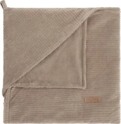 Baby's Only Wikkeldeken - Omslagdoek Baby Sense - Teddy Voering - Clay - 75x75 Cm - Geschikt Voor Drie- En Vijfpuntsgordel